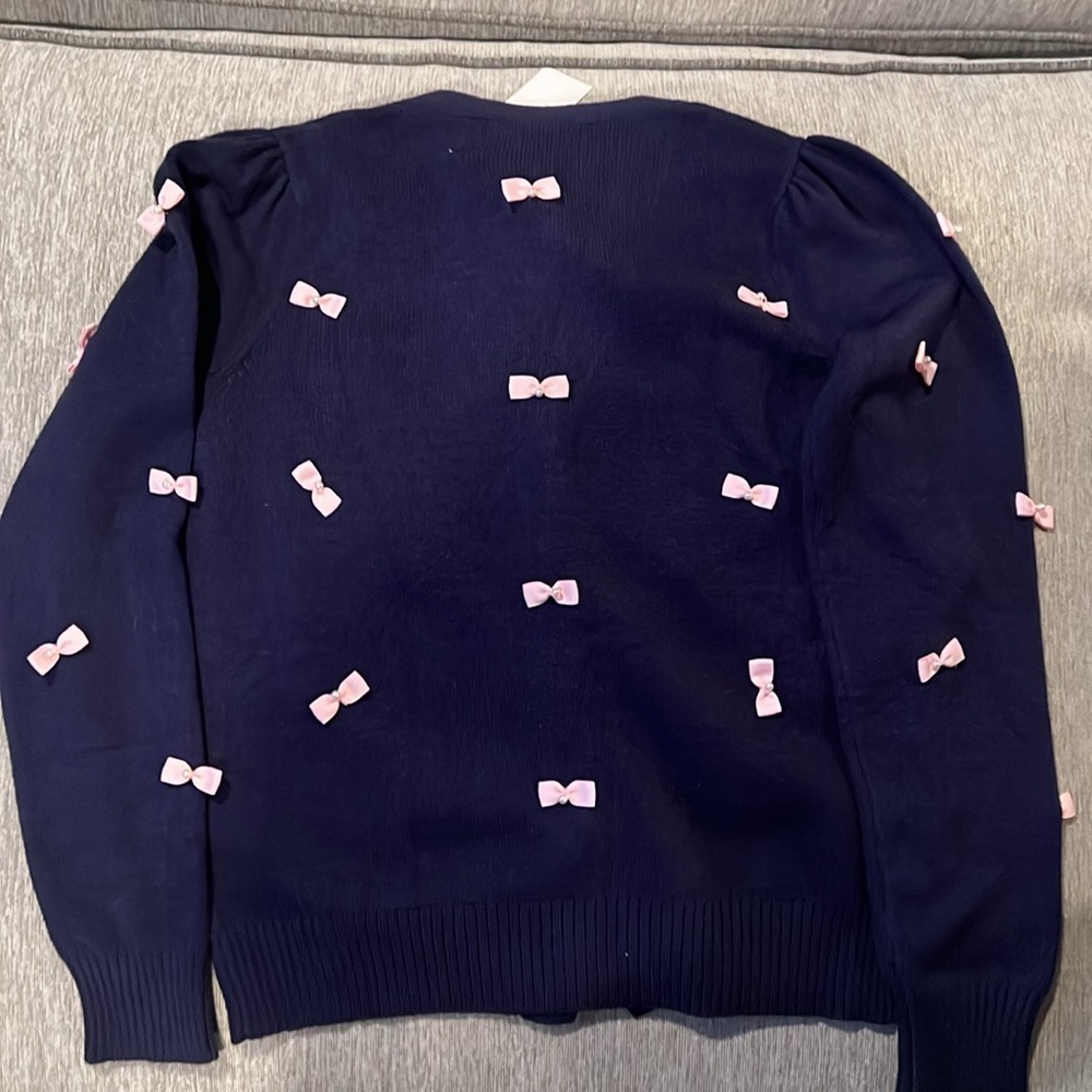 Brand New Lilly Pulitzer Kean Cardigan Low Tide Navy - Picture 3 of 4